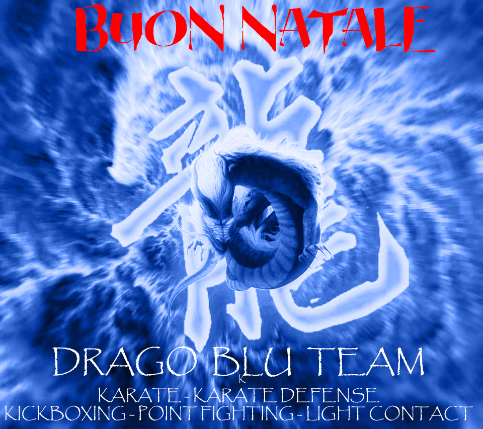 DRAGO BLU BUON NATALE 2018