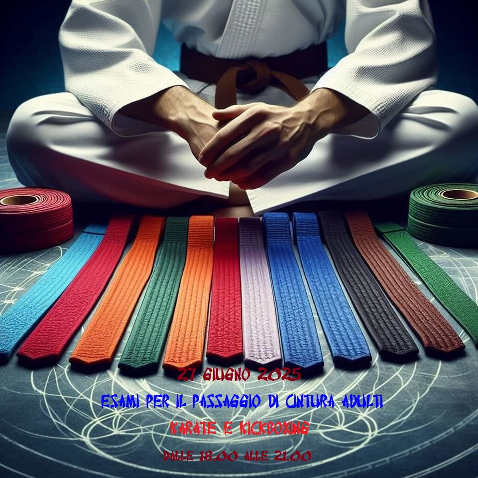 esami karate e kickboxing adulti